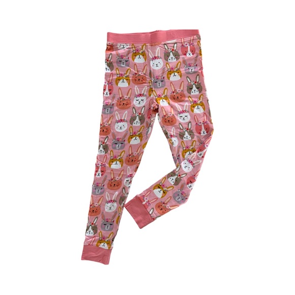 Little Sleepies Boho Bunnies Two-Piece Bamboo Pajama Set 4T NWT - Picture 4 of 7